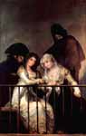 goya : majas sur un balcon