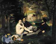 manet : le dejeuner sur l'herbe