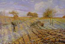 pissarro : champ labour