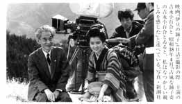 kawabata sur le tournage