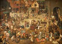 le combat de Carnaval et de Carême
